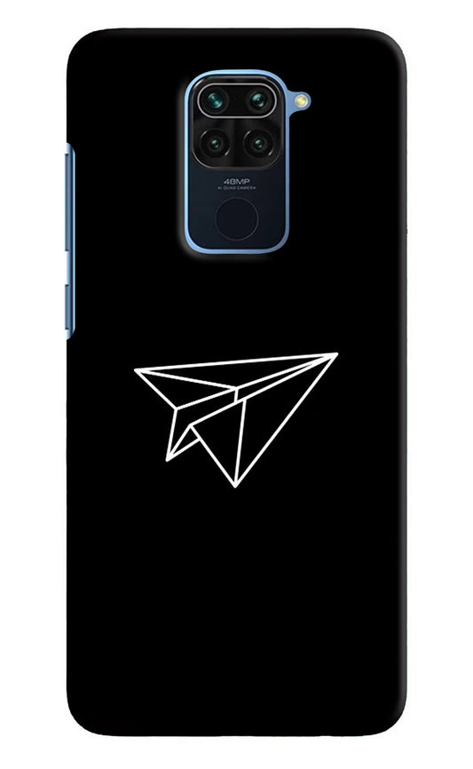 Paper Plane White Redmi Note 9 Hard Case Back Cover by Casekaro