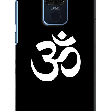 Om Redmi Note 9 Hard Case Back Cover by Casekaro