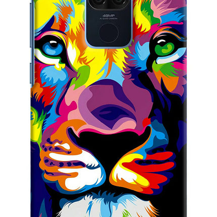 Lion Redmi Note 9 Hard Case Back Cover by Casekaro
