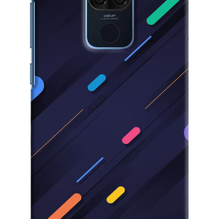 Abstract Design Redmi Note 9 Hard Case Back Cover by Casekaro