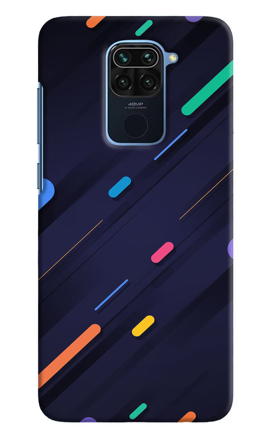 Abstract Design Redmi Note 9 Back Cover, Hard case