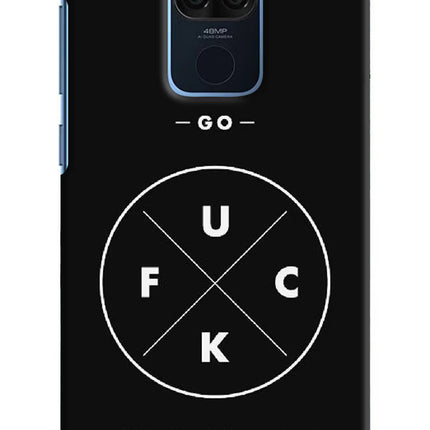 Go Fuck Yourself Redmi Note 9 Hard Case Back Cover by Casekaro