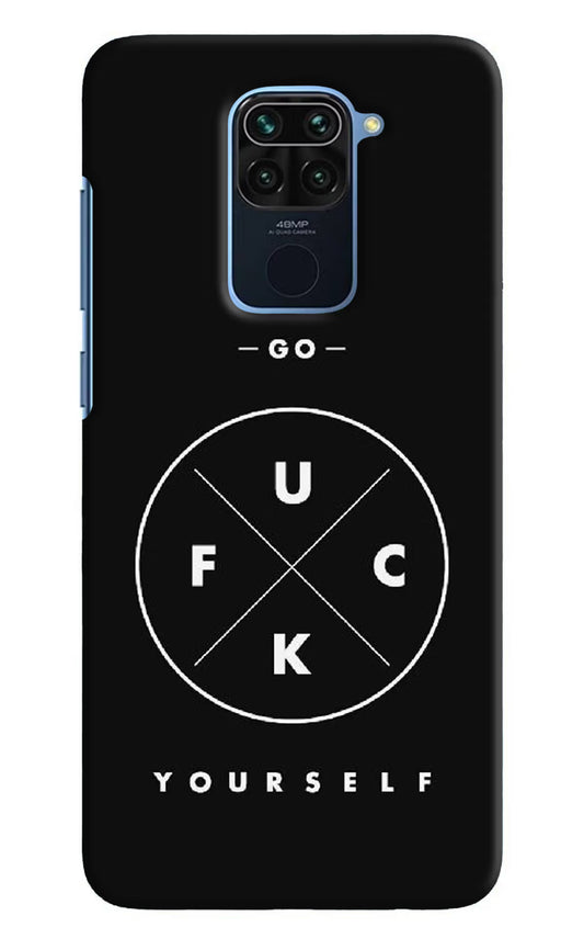 Go Fuck Yourself Redmi Note 9 Hard Case Back Cover by Casekaro
