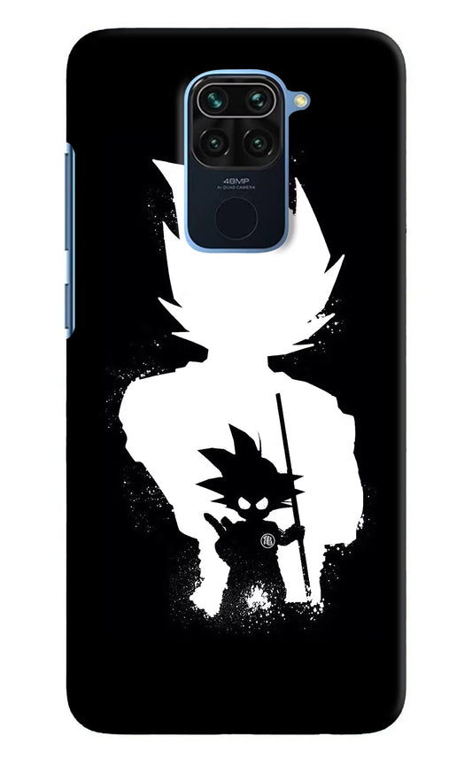 Goku Shadow Redmi Note 9 Hard Case Back Cover by Casekaro