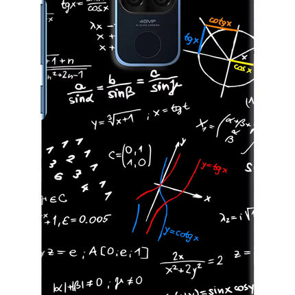 Mathematics Formula Redmi Note 9 Hard Case Back Cover by Casekaro