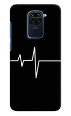 Heart Beats Redmi Note 9 Hard Case Back Cover by Casekaro