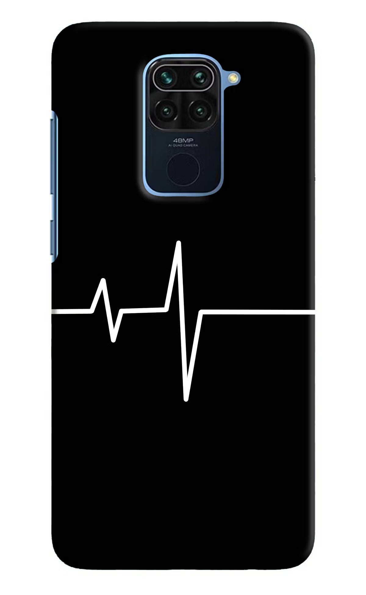 Heart Beats Redmi Note 9 Hard Case Back Cover by Casekaro