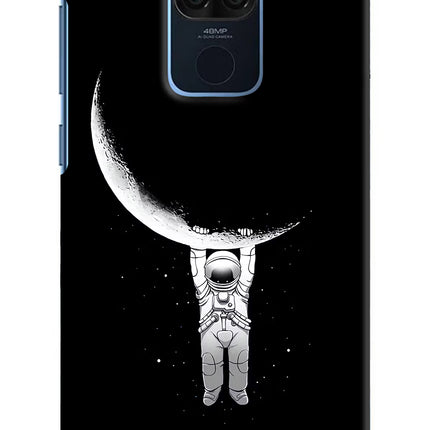 Moon Space Redmi Note 9 Hard Case Back Cover by Casekaro