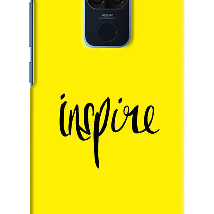 Inspire Redmi Note 9 Hard Case Back Cover by Casekaro