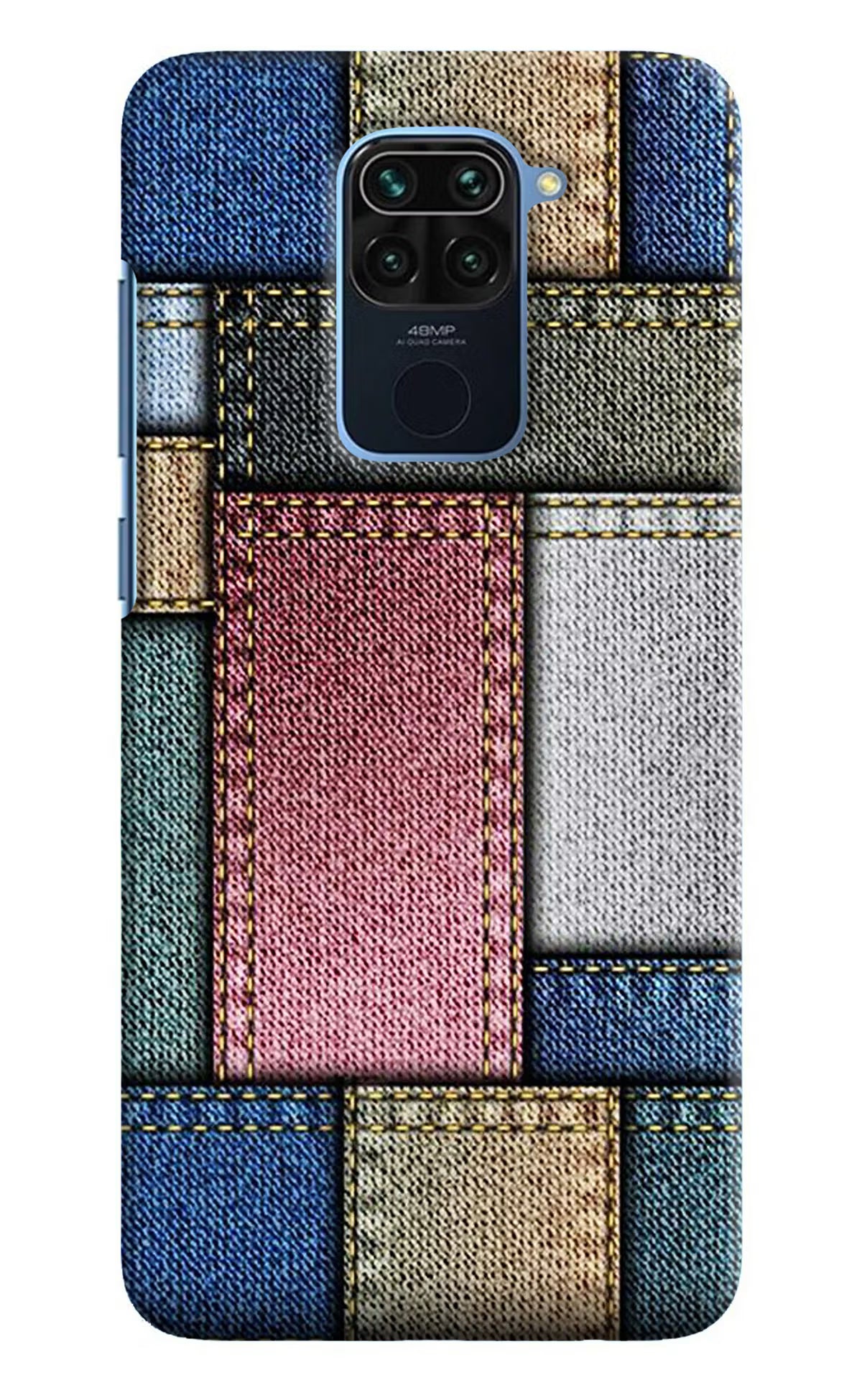 Multicolor Jeans Redmi Note 9 Hard Case Back Cover by Casekaro