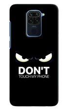 Don'T Touch My Phone Redmi Note 9 Hard Case Back Cover by Casekaro