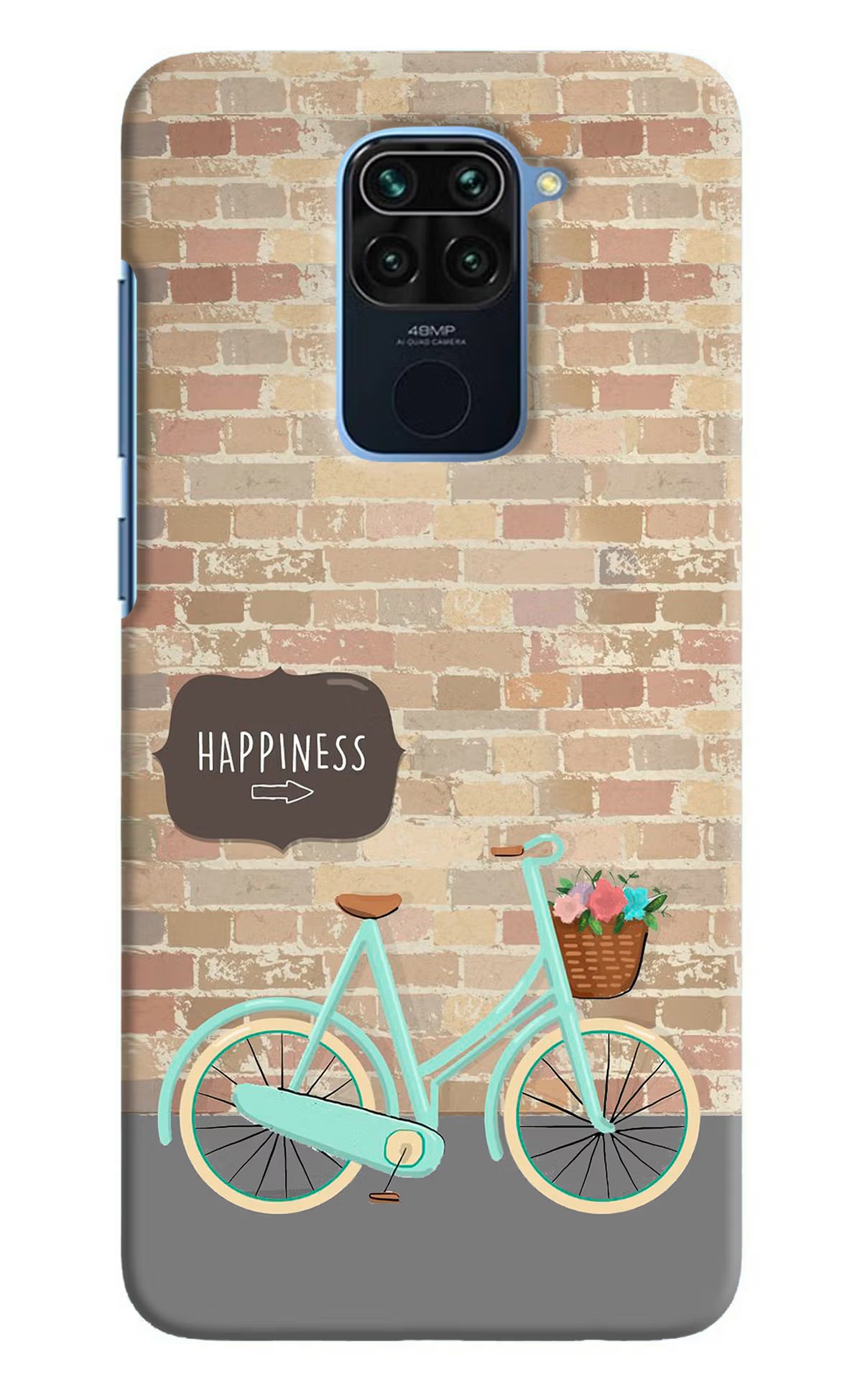 Happiness Artwork Redmi Note 9 Hard Case Back Cover by Casekaro