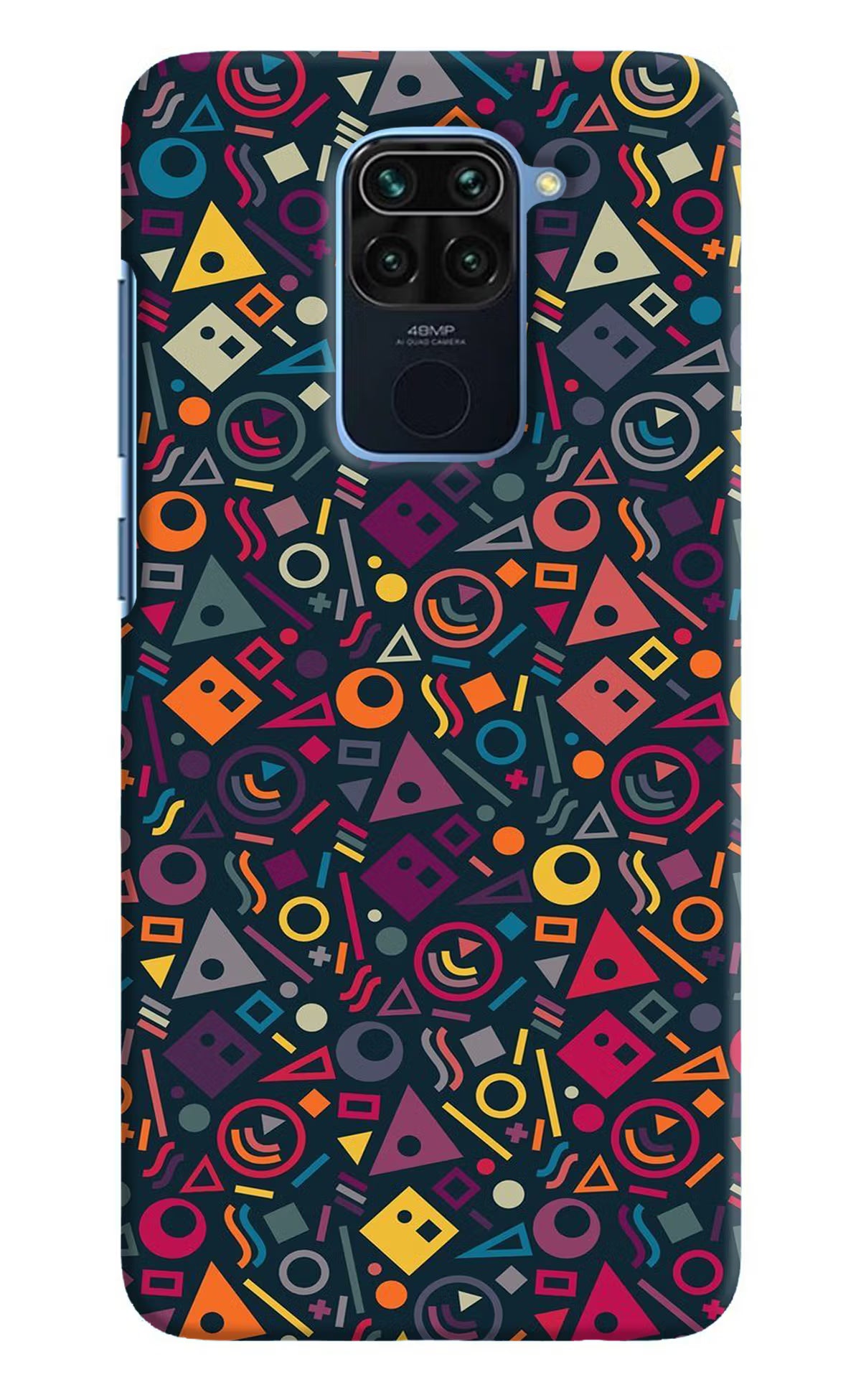 Geometric Abstract Redmi Note 9 Hard Case Back Cover by Casekaro