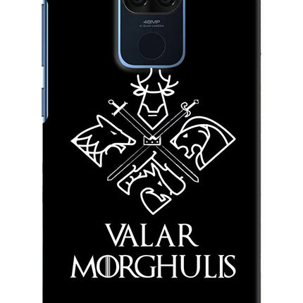 Valar Morghulis | Game Of Thrones Redmi Note 9 Hard Case Back Cover by Casekaro