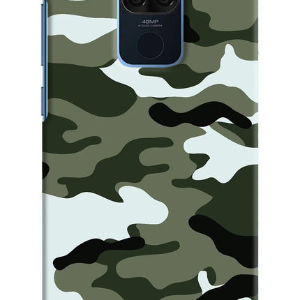 Camouflage Redmi Note 9 Hard Case Back Cover by Casekaro