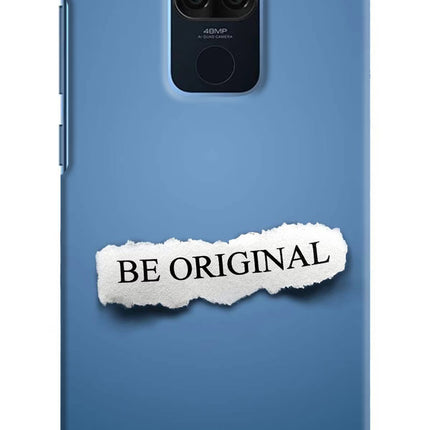 Be Original Redmi Note 9 Hard Case Back Cover by Casekaro
