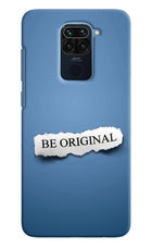 Be Original Redmi Note 9 Hard Case Back Cover by Casekaro