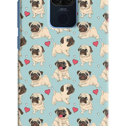 Pug Dog Redmi Note 9 Hard Case Back Cover by Casekaro