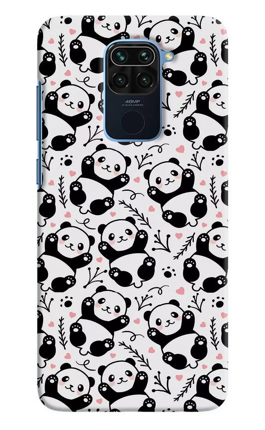 Cute Panda Redmi Note 9 Hard Case Back Cover by Casekaro