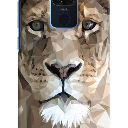 Lion Art Redmi Note 9 Hard Case Back Cover by Casekaro