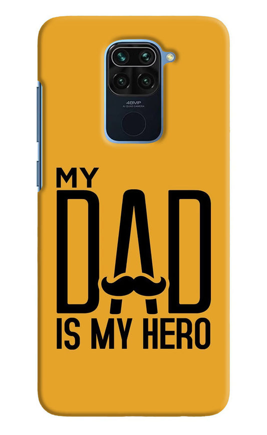 My Dad Is My Hero Redmi Note 9 Hard Case Back Cover by Casekaro