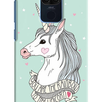 Unicorn Wallpaper Redmi Note 9 Hard Case Back Cover by Casekaro