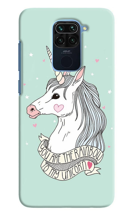 Unicorn Wallpaper Redmi Note 9 Hard Case Back Cover by Casekaro