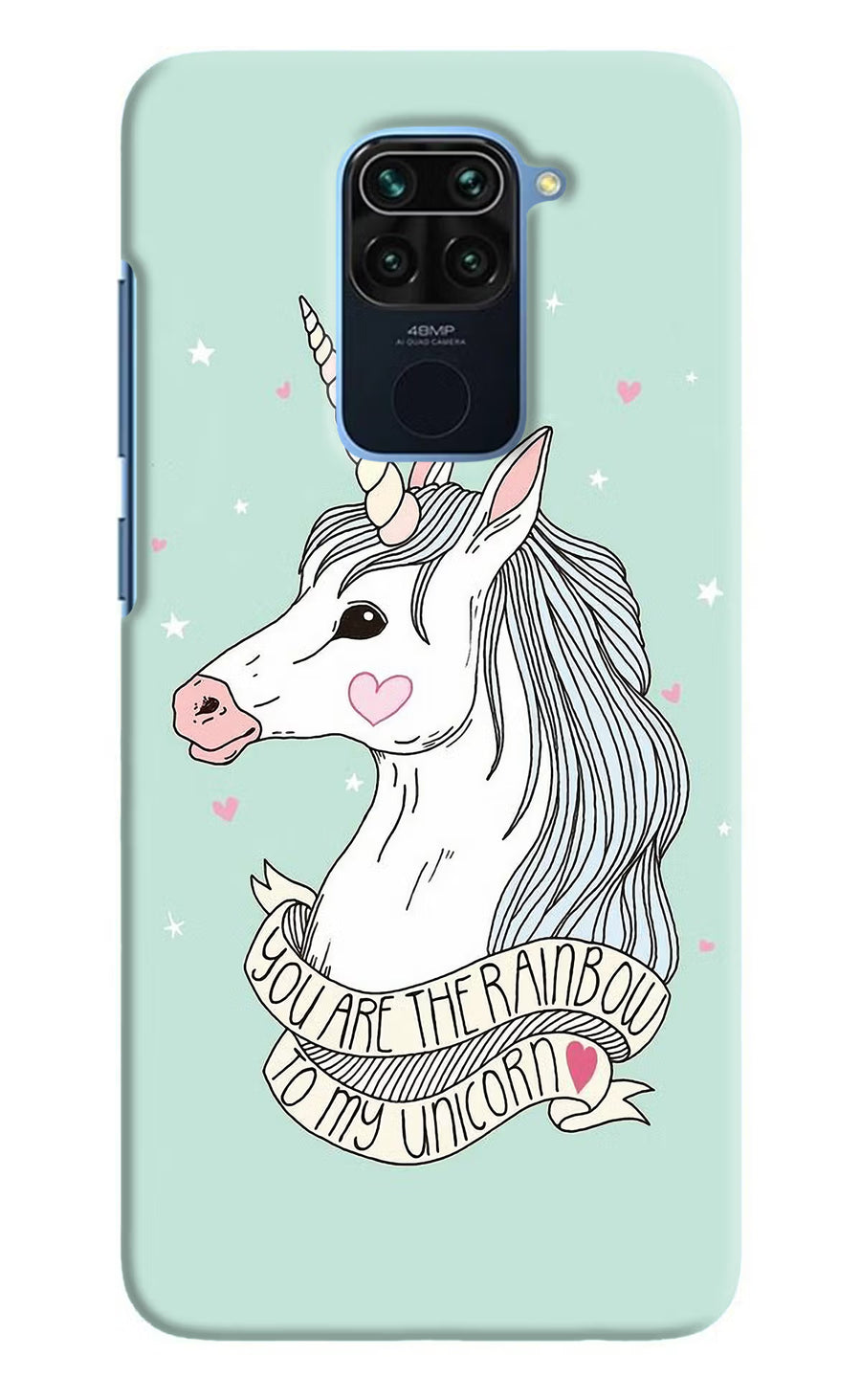 Unicorn Wallpaper Redmi Note 9 Back Cover, Hard case