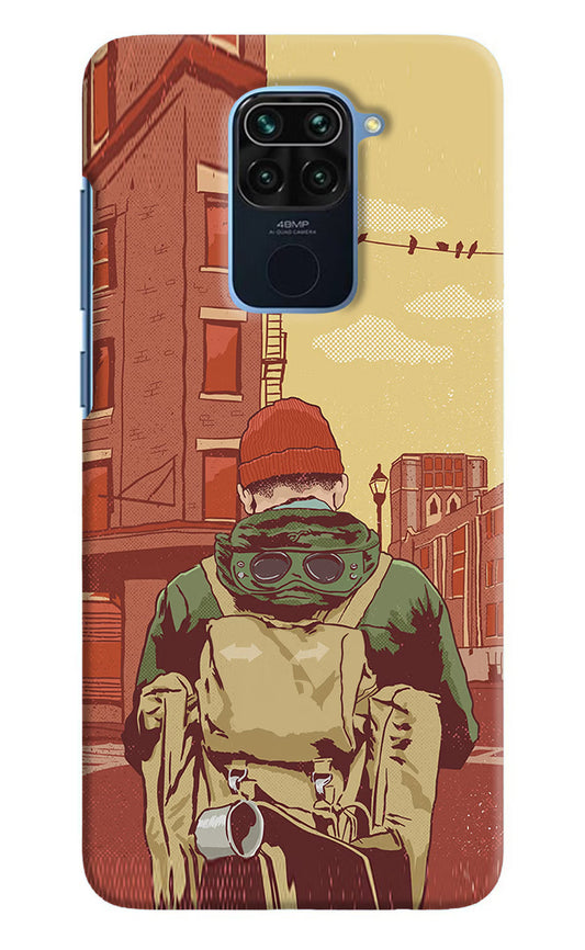 Adventurous Redmi Note 9 Hard Case Back Cover by Casekaro