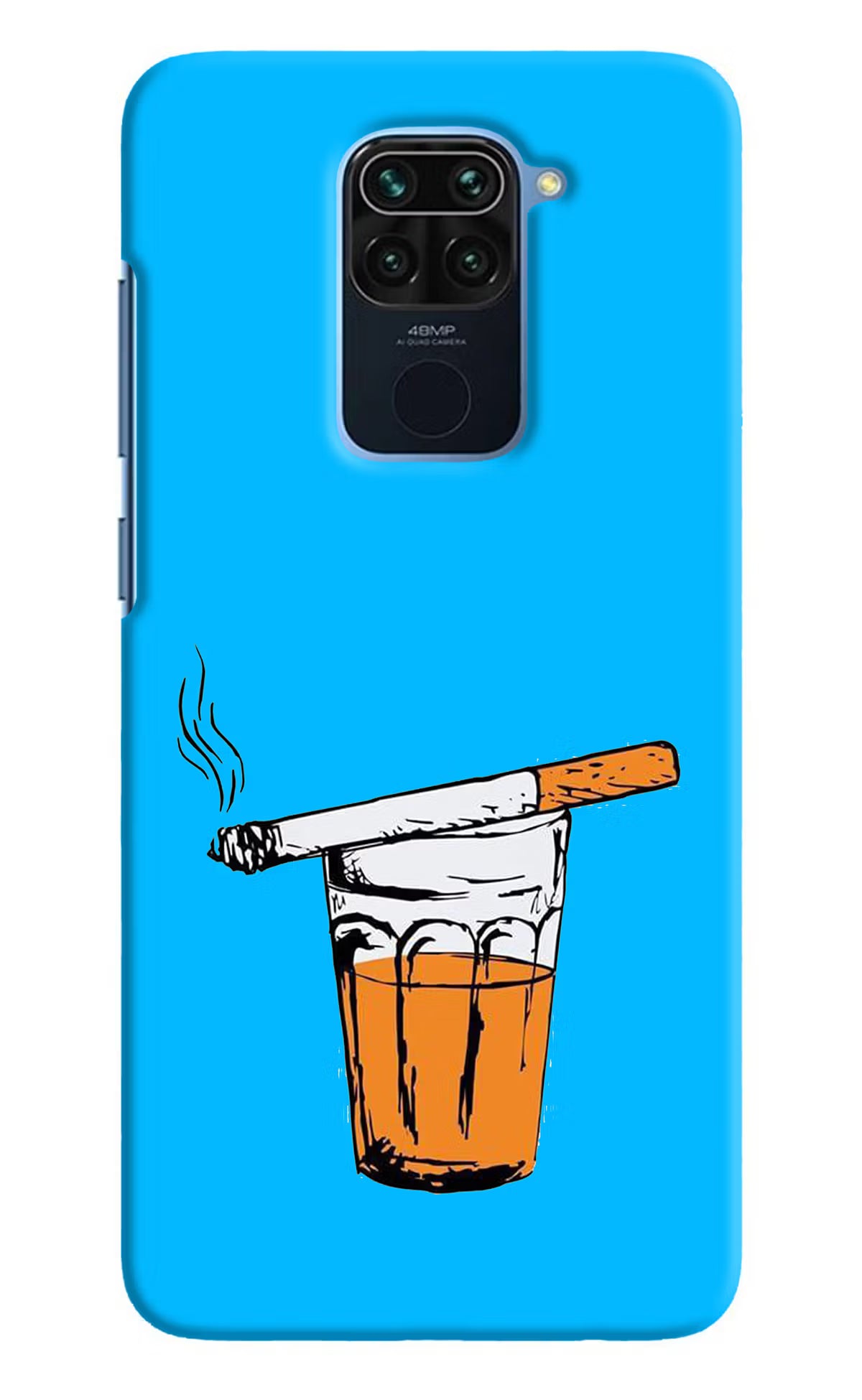 Chai Sutta Redmi Note 9 Hard Case Back Cover by Casekaro