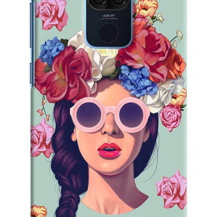 Pretty Girl Redmi Note 9 Hard Case Back Cover by Casekaro