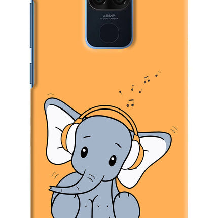 High On Music Redmi Note 9 Hard Case Back Cover by Casekaro