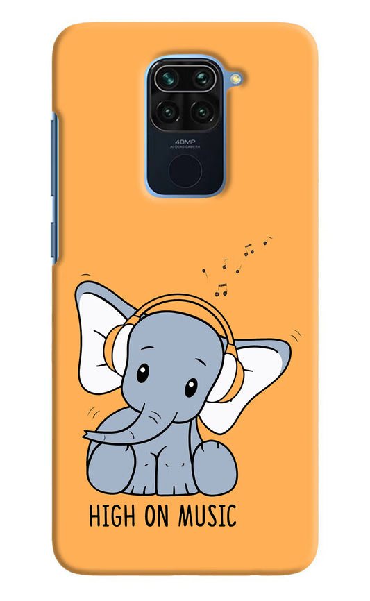 High On Music Redmi Note 9 Hard Case Back Cover by Casekaro