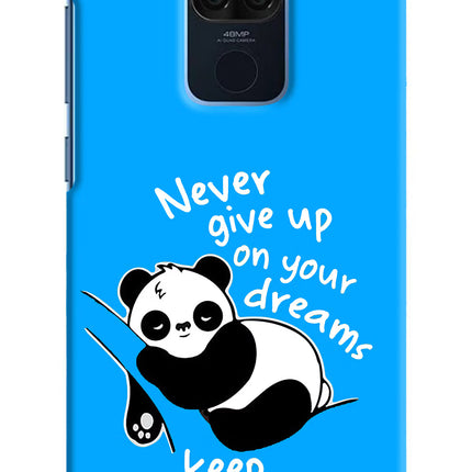 Keep Sleeping Redmi Note 9 Hard Case Back Cover by Casekaro