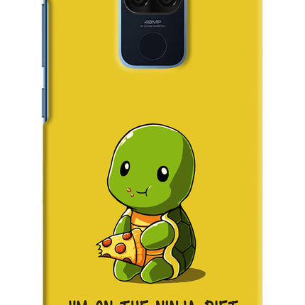 I'm on Ninja Diet Redmi Note 9 Hard Case Back Cover by Casekaro