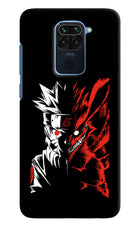 Naruto Two Face Redmi Note 9 Hard Case Back Cover by Casekaro