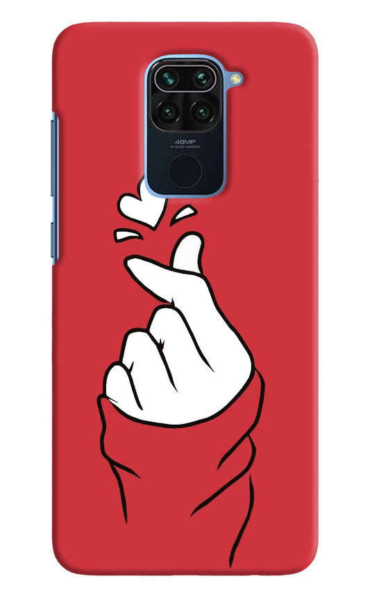 Korean Love Sign Redmi Note 9 Hard Case Back Cover by Casekaro