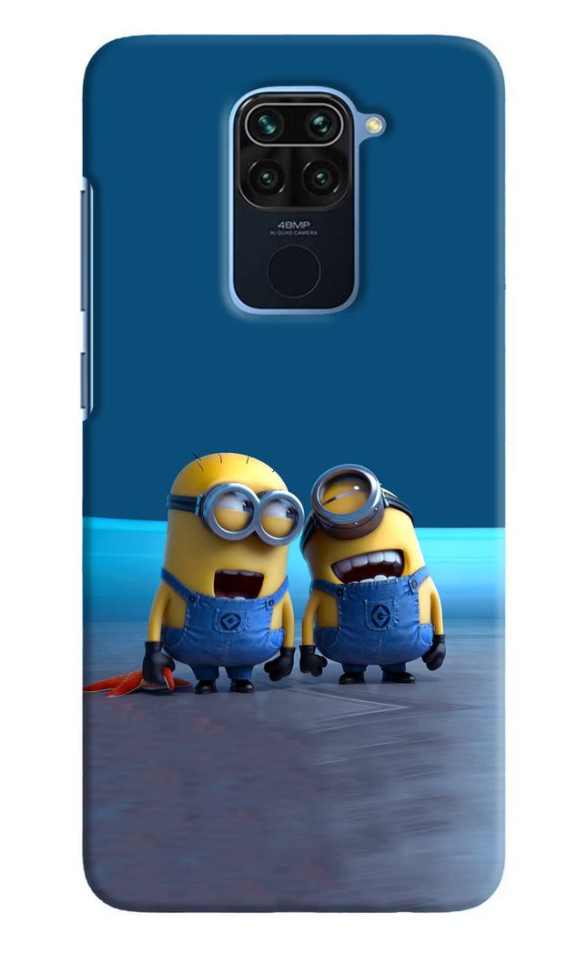 Minion Laughing Redmi Note 9 Hard Case Back Cover by Casekaro