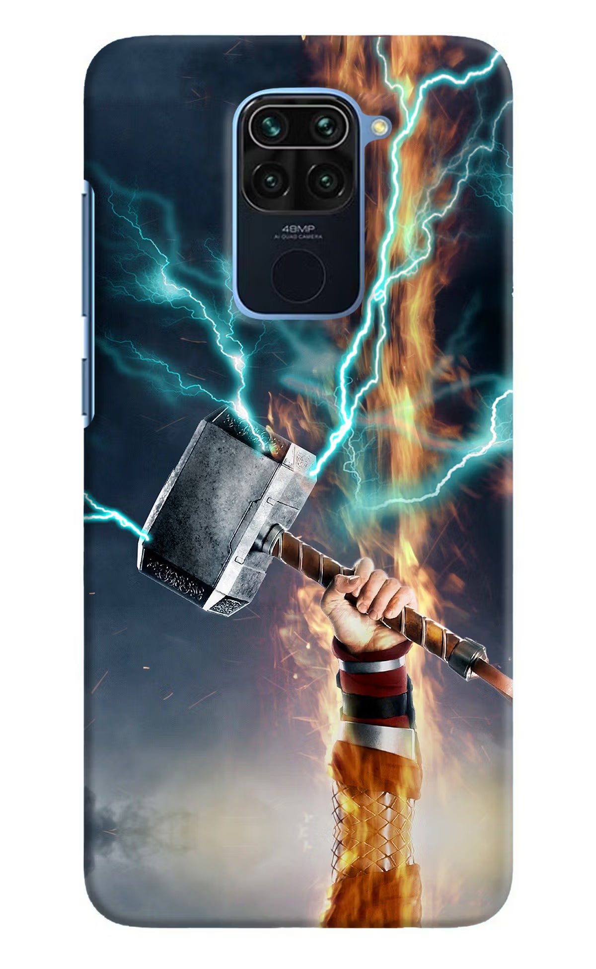 Thor Hammer Mjolnir Redmi Note 9 Hard Case Back Cover by Casekaro