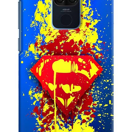 Superman logo Redmi Note 9 Hard Case Back Cover by Casekaro