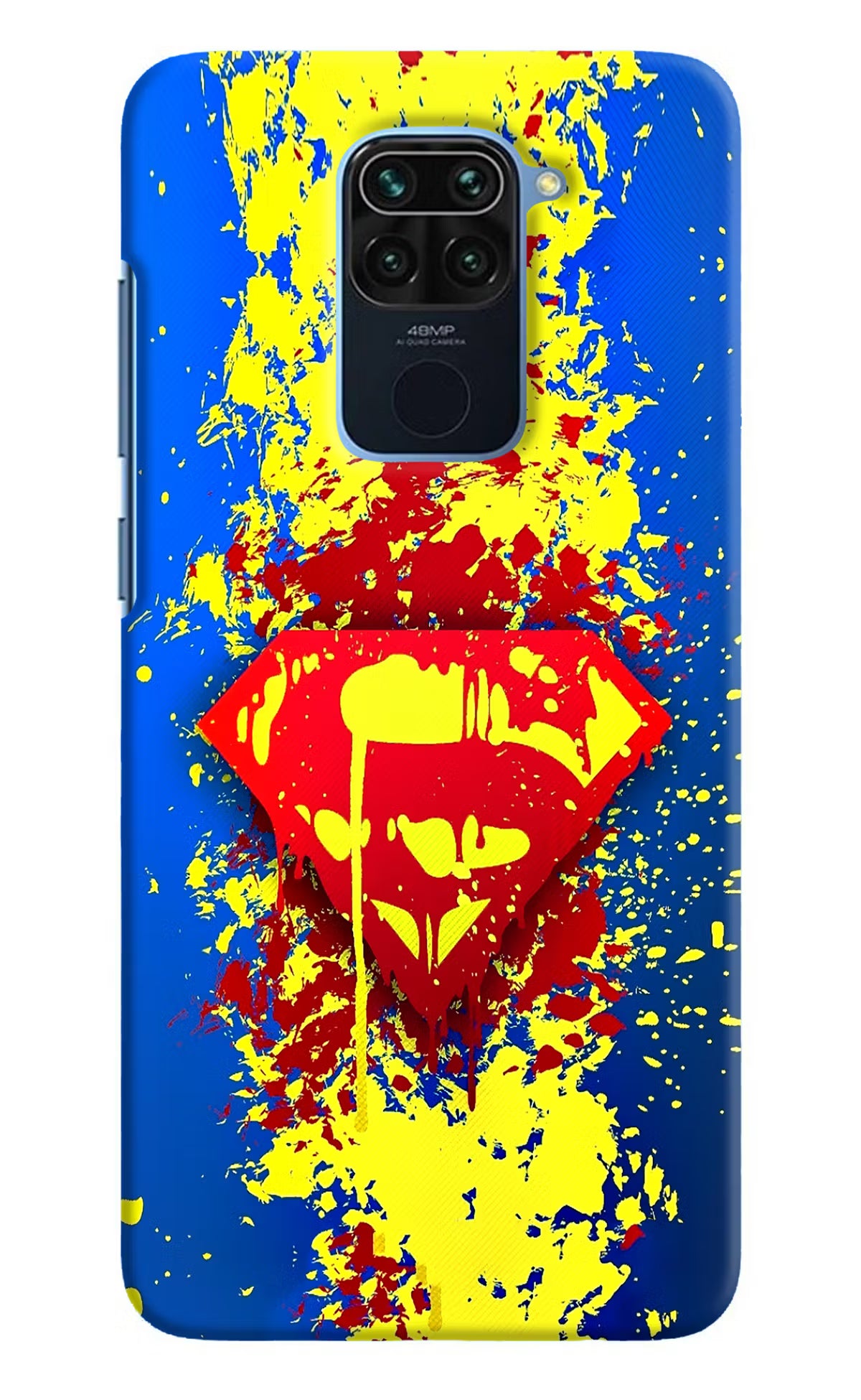 Superman logo Redmi Note 9 Hard Case Back Cover by Casekaro