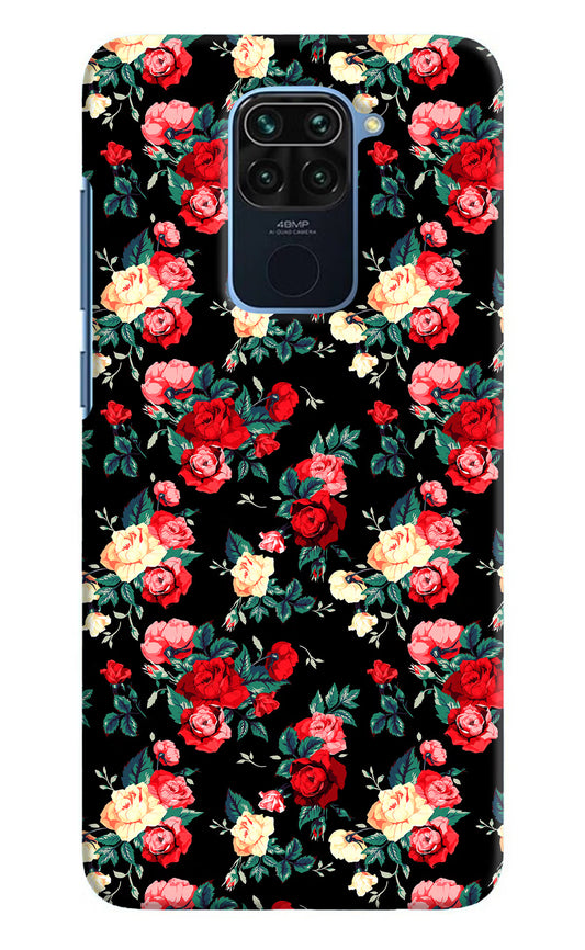 Rose Pattern Redmi Note 9 Hard Case Back Cover by Casekaro