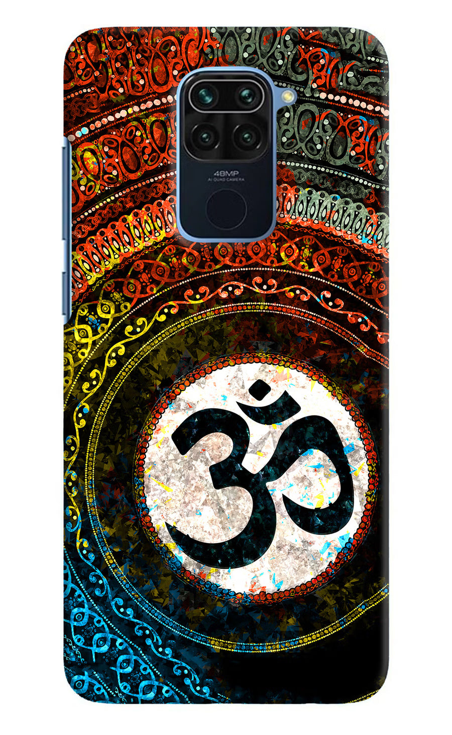 Om Cultural Redmi Note 9 Back Cover, Hard case