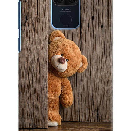 Teddy Wooden Redmi Note 9 Hard Case Back Cover by Casekaro