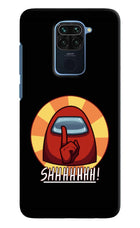Among Us Shhh! Redmi Note 9 Hard Case Back Cover by Casekaro