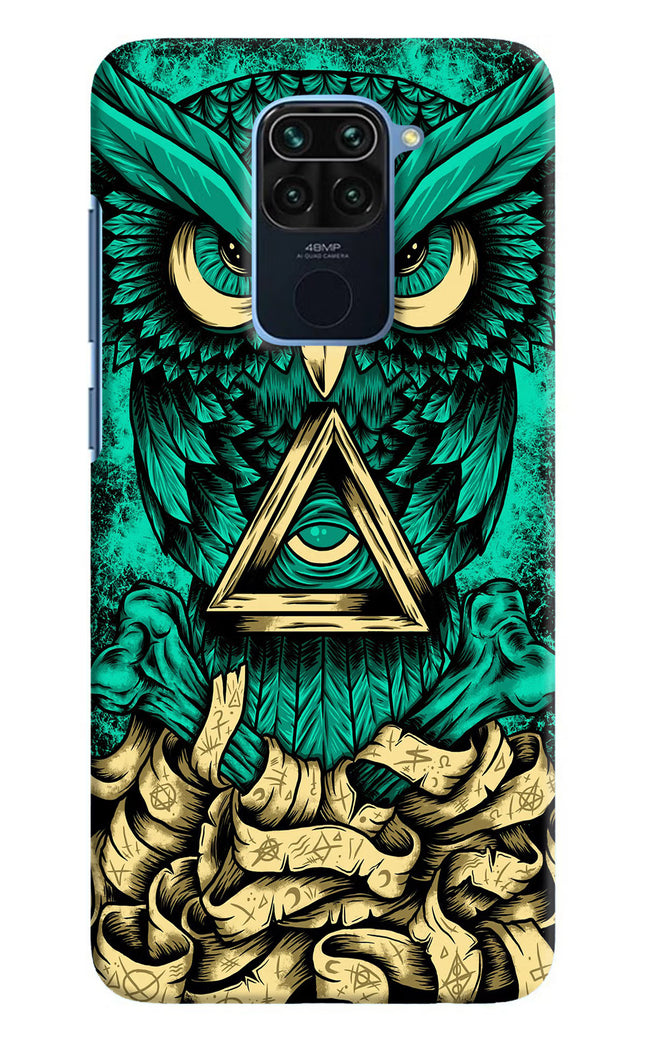 Green Owl Redmi Note 9 Hard Case Back Cover by Casekaro