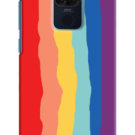Rainbow Redmi Note 9 Hard Case Back Cover by Casekaro