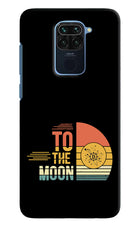 To the Moon Redmi Note 9 Hard Case Back Cover by Casekaro