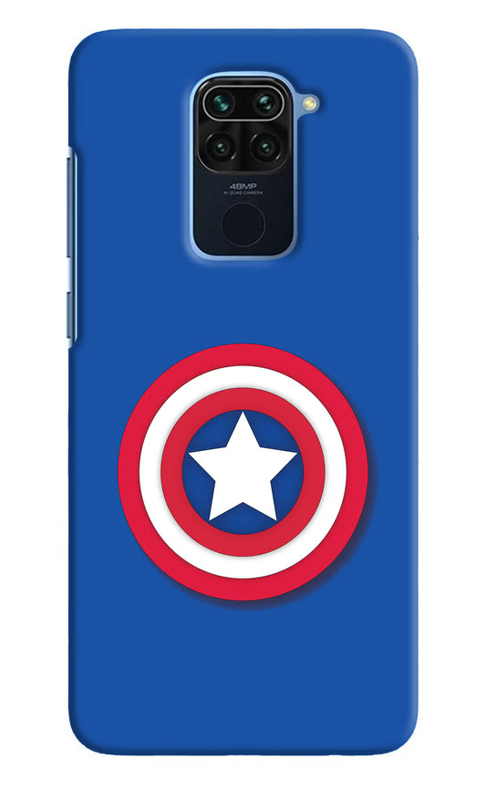 Shield Redmi Note 9 Hard Case Back Cover by Casekaro