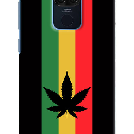 Weed Flag Redmi Note 9 Hard Case Back Cover by Casekaro